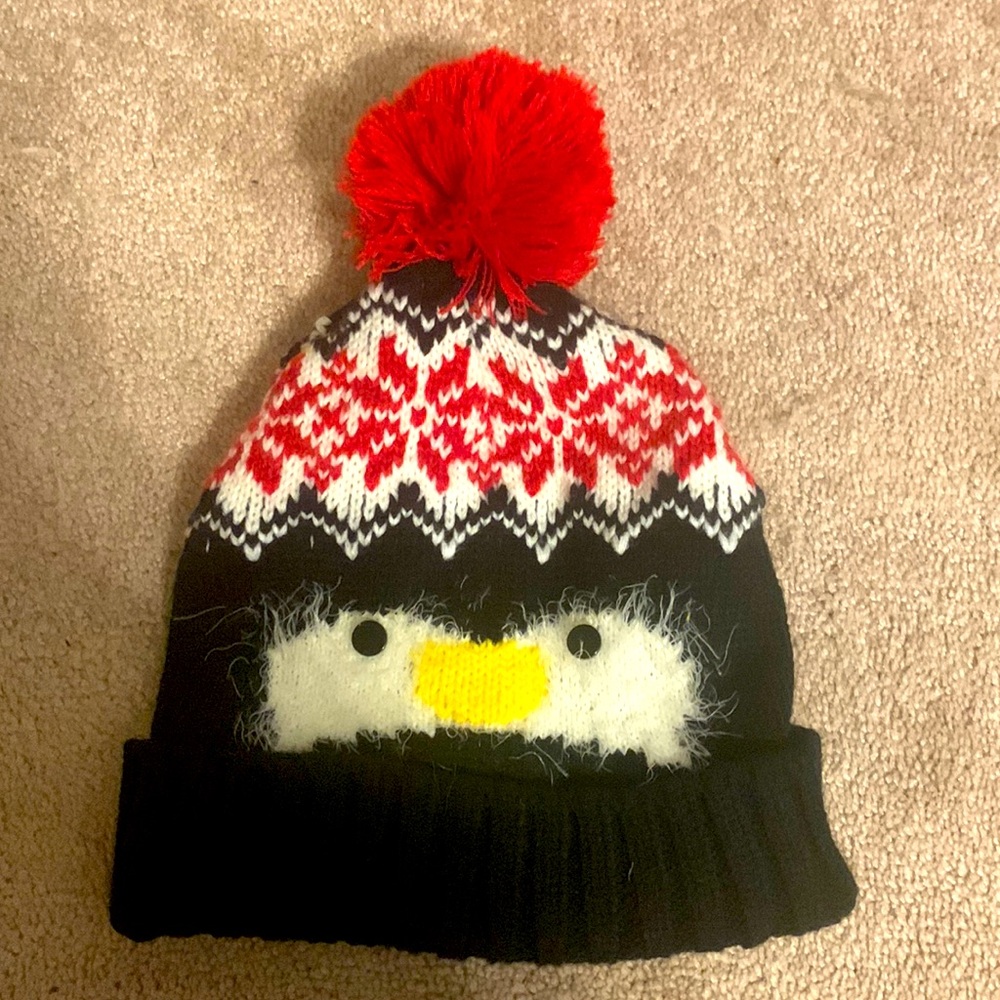 penguin winter beanie